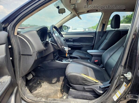 JA4AD2A3XHZ029133 2017 MITSUBISHI OUTLANDER Black Առջևի վահանակի տեսք