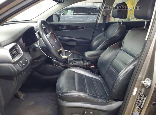 5XYPH4A58KG441462 2019 KIA SORENTO Gray Vista del salpicadero