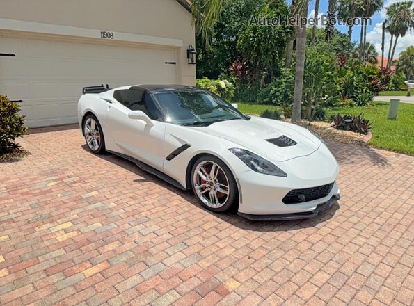 1G1YL2D71G5104192 2016 CHEVROLET CORVETTE White Trasero izquierdo