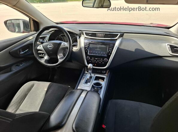 5N1AZ2MH7JN167140 2018 NISSAN MURANO Red Հետևի նստատեղերի տեսք