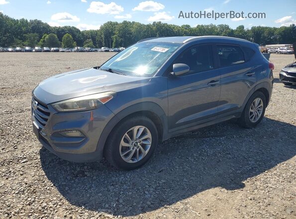 KM8J33A4XGU114519 2016 HYUNDAI TUCSON Gray Հետևի ձախ