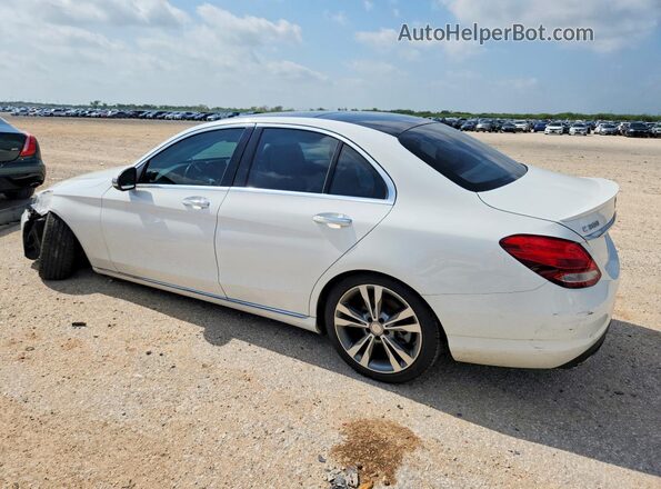 55SWF4JB5HU189451 2017 MERCEDES-BENZ C White უკანა მარჯვენა