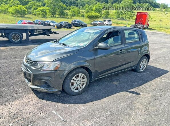 1G1JG6SB9K4137282 2019 CHEVROLET SONIC Charcoal 