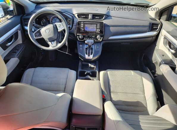 2HKRW6H3XJH201321 2018 HONDA CR-V Серебряный Вид щитка приборов