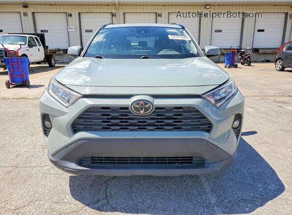 JTMW1RFV2KD003248 2019 TOYOTA RAV4 Gray Rear view