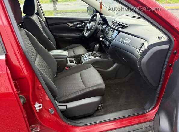 JN8AT2MV0HW009131 2017 NISSAN ROGUE Burgundy Հետևի տեսք