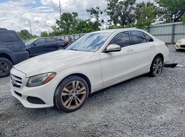 55SWF4KBXGU130974 2016 MERCEDES-BENZ C White 