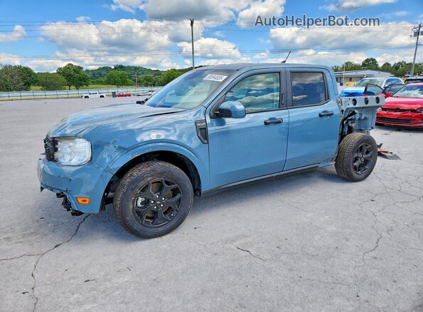 3FTTW8F98NRA11187 2022 FORD MAVERICK Blue Задня ліва чверть
