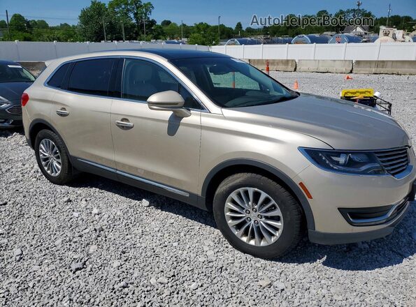 2LMPJ8KR3HBL16573 2017 LINCOLN MKX Gold წინა ხედი