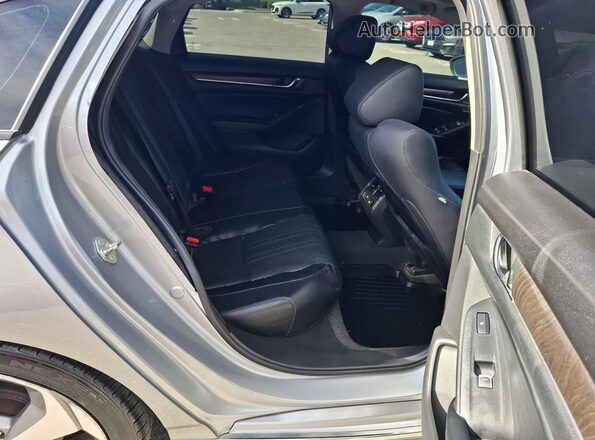 1HGCV1F96JA805394 2018 HONDA ACCORD Gray Vista interior delantera