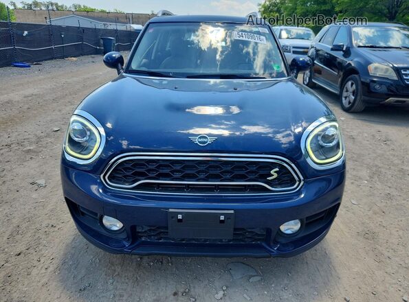 WMZYU7C51K3F93976 2019 MINI COOPER Blue Vista frontal