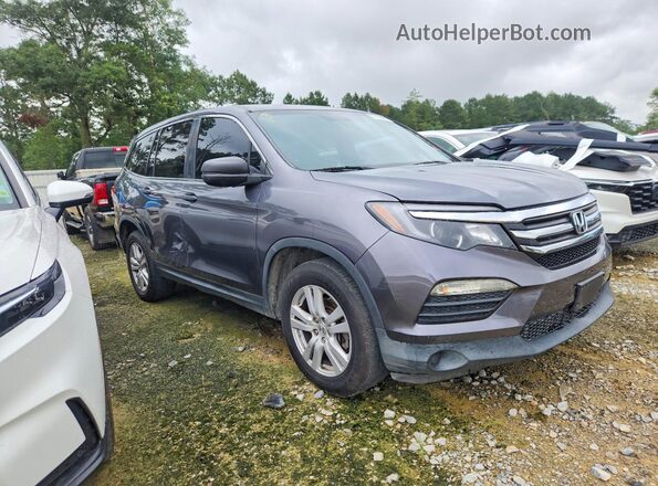 5FNYF5H14GB026768 2016 HONDA PILOT Серый Вид спереди