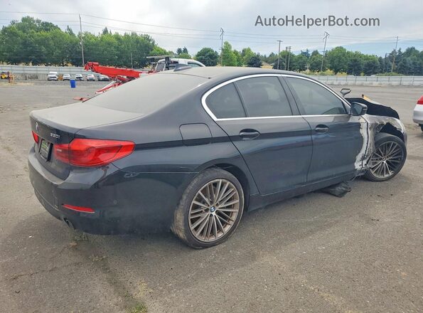 WBAJR3C03LCD71647 2020 BMW 5 SERIES Черный Передняя правая четверть