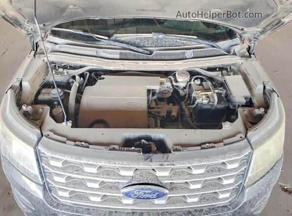 1FM5K7F83GGB64121 2016 FORD EXPLORER Black VIN კოდის სტიკერის ხედი