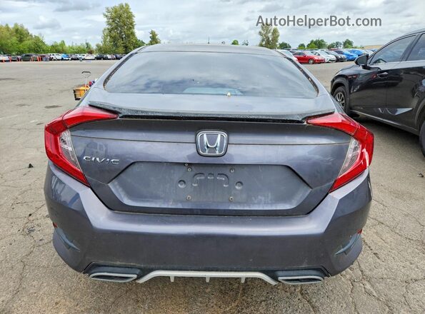 2HGFC2F62KH533816 2019 HONDA CIVIC Gray Widok wnętrza z przodu