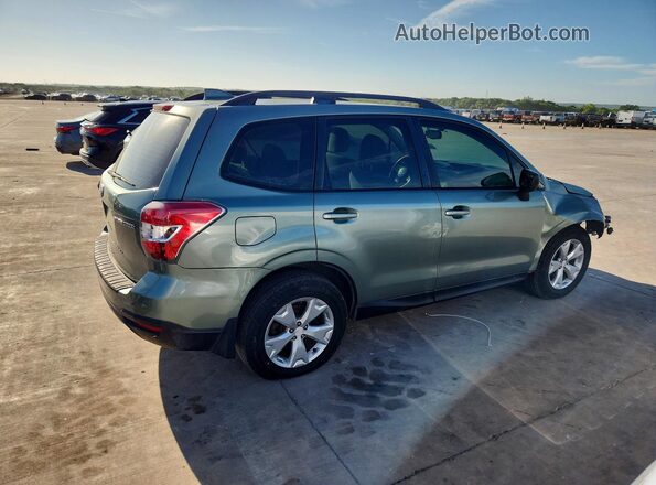 JF2SJABC7GH440751 2016 SUBARU FORESTER Зеленый Передняя правая четверть