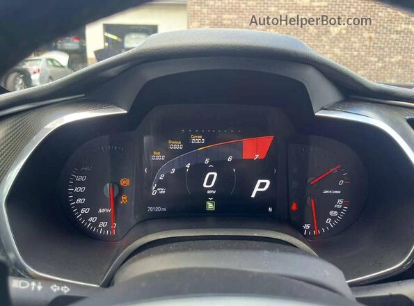 1G1YS2D66H5606157 2017 CHEVROLET CORVETTE Red VIN კოდის სტიკერის ხედი
