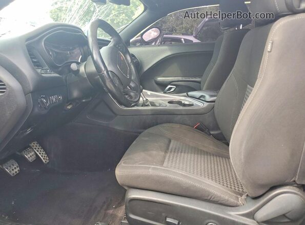 2C3CDZBT0GH232461 2016 DODGE CHALLENGER Black წინა პანელის ხედი