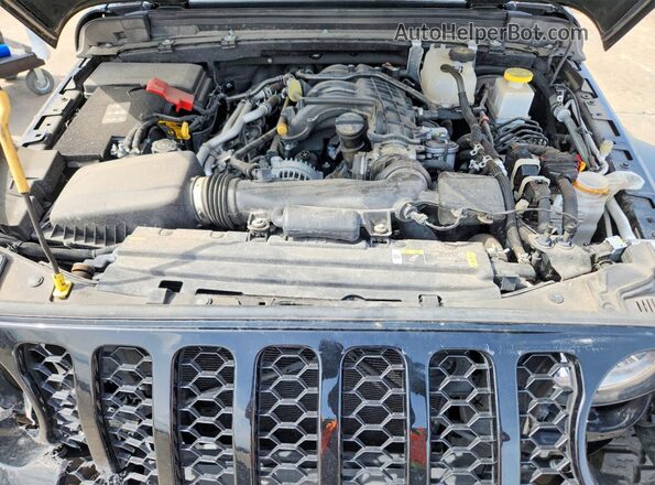 1C6HJTAG0PL584624 2023 JEEP GLADIATOR Black Engine compartment view
