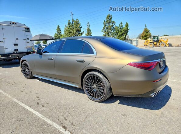 W1K6G7GB8NA077454 2022 MERCEDES-BENZ S Серый Задняя правая четверть