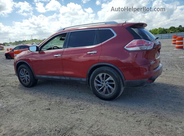 5N1AT2MVXGC732900 2016 NISSAN ROGUE Red Rear right