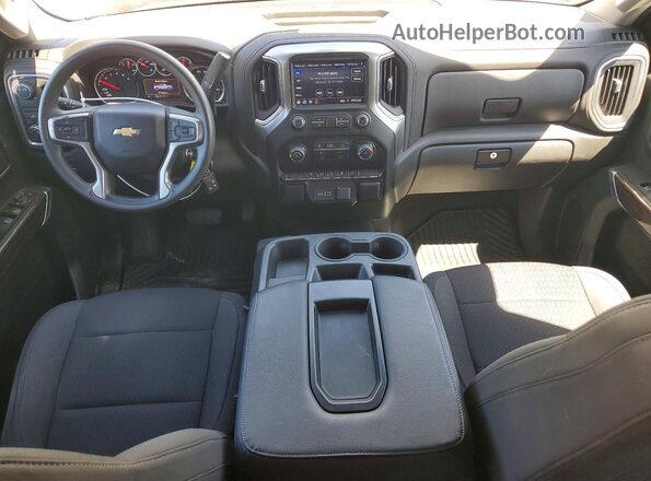 1GCRWCED2MZ413851 2021 CHEVROLET SILVERADO White ხელსაწყოთა პანელის ხედი