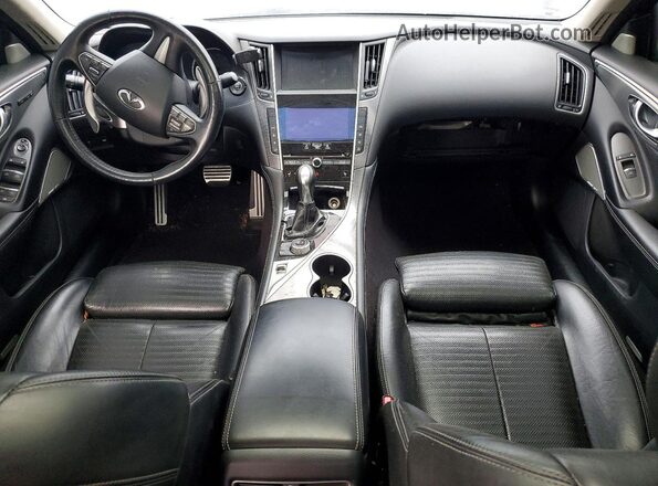 JN1EV7AP0HM731790 2017 INFINITI Q50 Gray Widok zestawu wskaźników