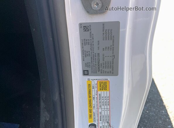 1GCNCNEHXGZ312096 2016 CHEVROLET SILVERADO White 