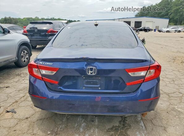 1HGCV1F48JA081521 2018 HONDA ACCORD Blue Vista interior delantera