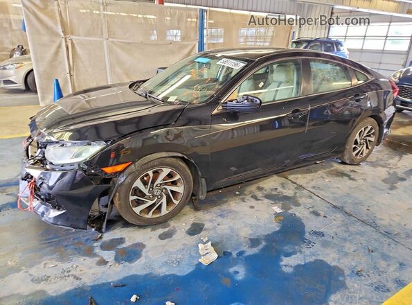 19XFC2F77GE039560 2016 HONDA CIVIC Black Trasero izquierdo