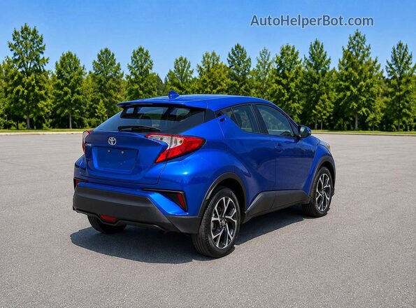 NMTKHMBX8JR023848 2018 TOYOTA C-HR Blue Front view
