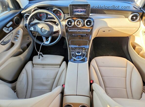 WDC0G4KB8HF142259 2017 MERCEDES-BENZ GLC-CLASS Blue Widok zestawu wskaźników