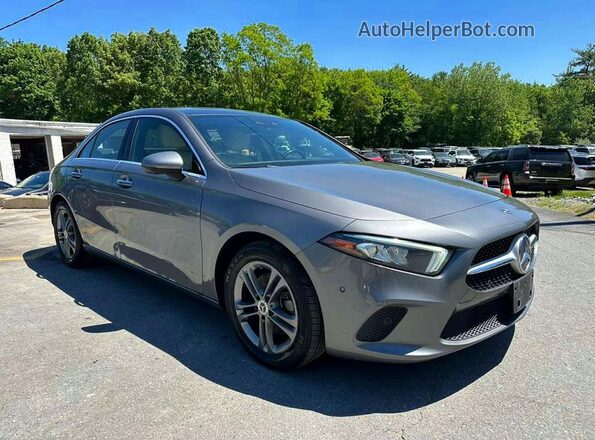 W1K3G4FB6LW047761 2020 MERCEDES-BENZ A-CLASS Gray Vista frontal