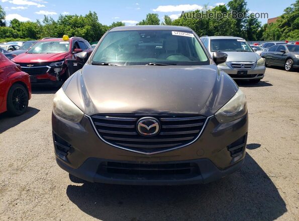 JM3KE4DY9G0773262 2016 MAZDA CX-5 Brown Rear view