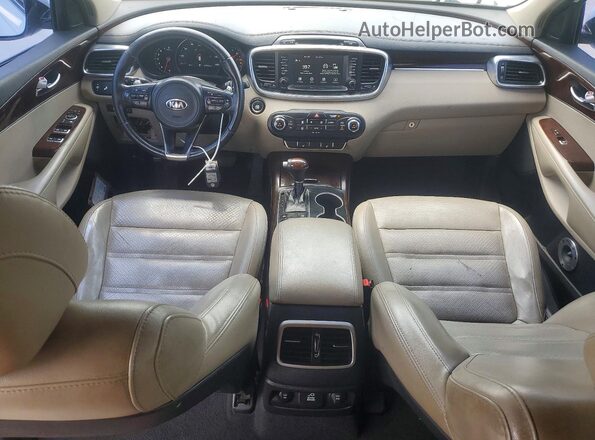 5XYPH4A15HG240446 2017 KIA SORENTO White ხელსაწყოთა პანელის ხედი