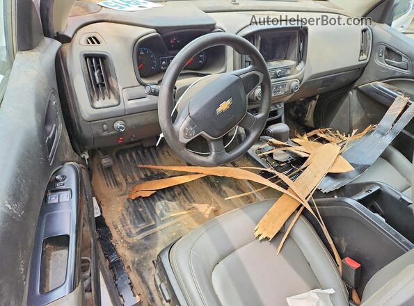 1GCHSBEA5K1318185 2019 CHEVROLET COLORADO Белый Вид щитка приборов