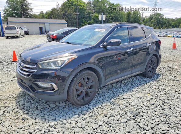 5XYZW4LA6HG464370 2017 HYUNDAI SANTA Black Tył lewy