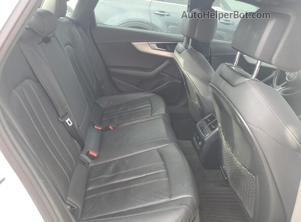 WAUHMAF48LA056044 2020 AUDI A4 White Widok wnętrza z tyłu