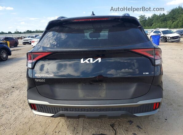 5XYK6CAF1PG123483 2023 KIA SPORTAGE Black წინა სალონის ხედი