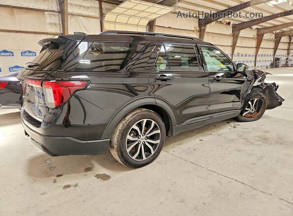 1FMUK8KHXSGB51978 2025 FORD EXPLORER Черный Передняя правая четверть