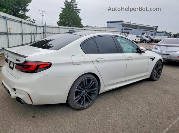 WBSJF0C5XKB284540 2019 BMW M5 White წინა მარჯვენა