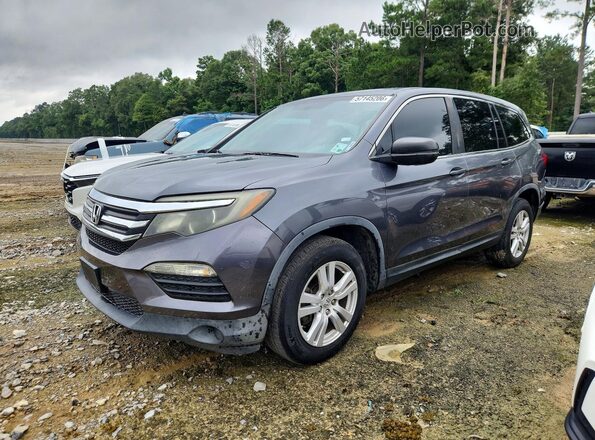 5FNYF5H14GB026768 2016 HONDA PILOT Серый Задняя левая четверть