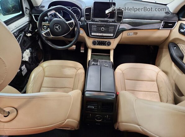 4JGED6EB1HA076108 2017 MERCEDES-BENZ GLE-CLASS White Вид щитка приладів