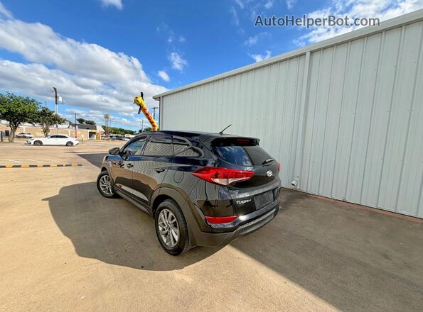 KM8J23A47JU700492 2018 HYUNDAI TUCSON Черный Передняя правая четверть