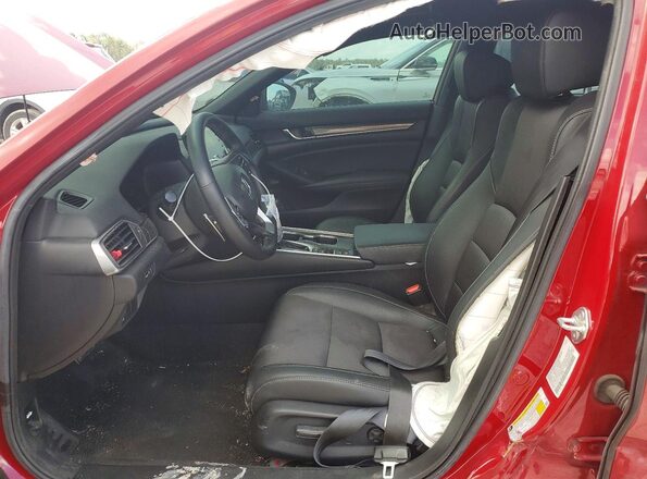 1HGCV1F30NA000265 2022 HONDA ACCORD Red Vista del salpicadero