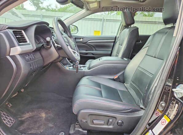 5TDJZRFH9KS622317 2019 TOYOTA HIGHLANDER Black 