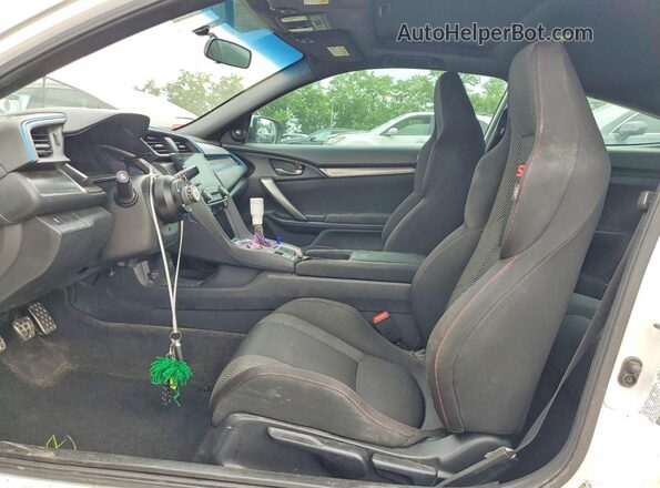 2HGFC3A50KH753279 2019 HONDA CIVIC White წინა პანელის ხედი