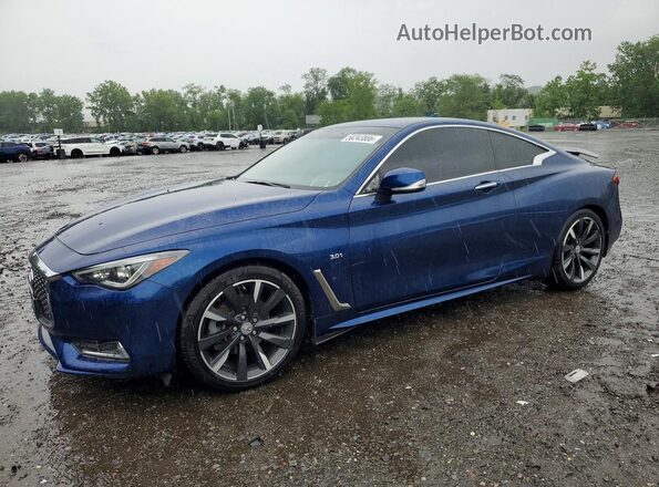 JN1EV7EL6HM552001 2017 INFINITI Q60 Синий Задняя левая четверть