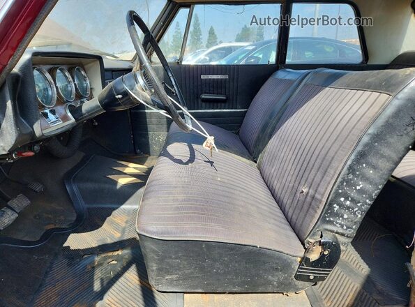 CI30455 1966 STUDEBAKER COMMANDER Бордовый Вид салона спереди