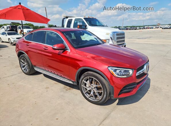 WDC0J8EB3LF672913 2020 MERCEDES-BENZ GLC-CLASS Red Widok z przodu